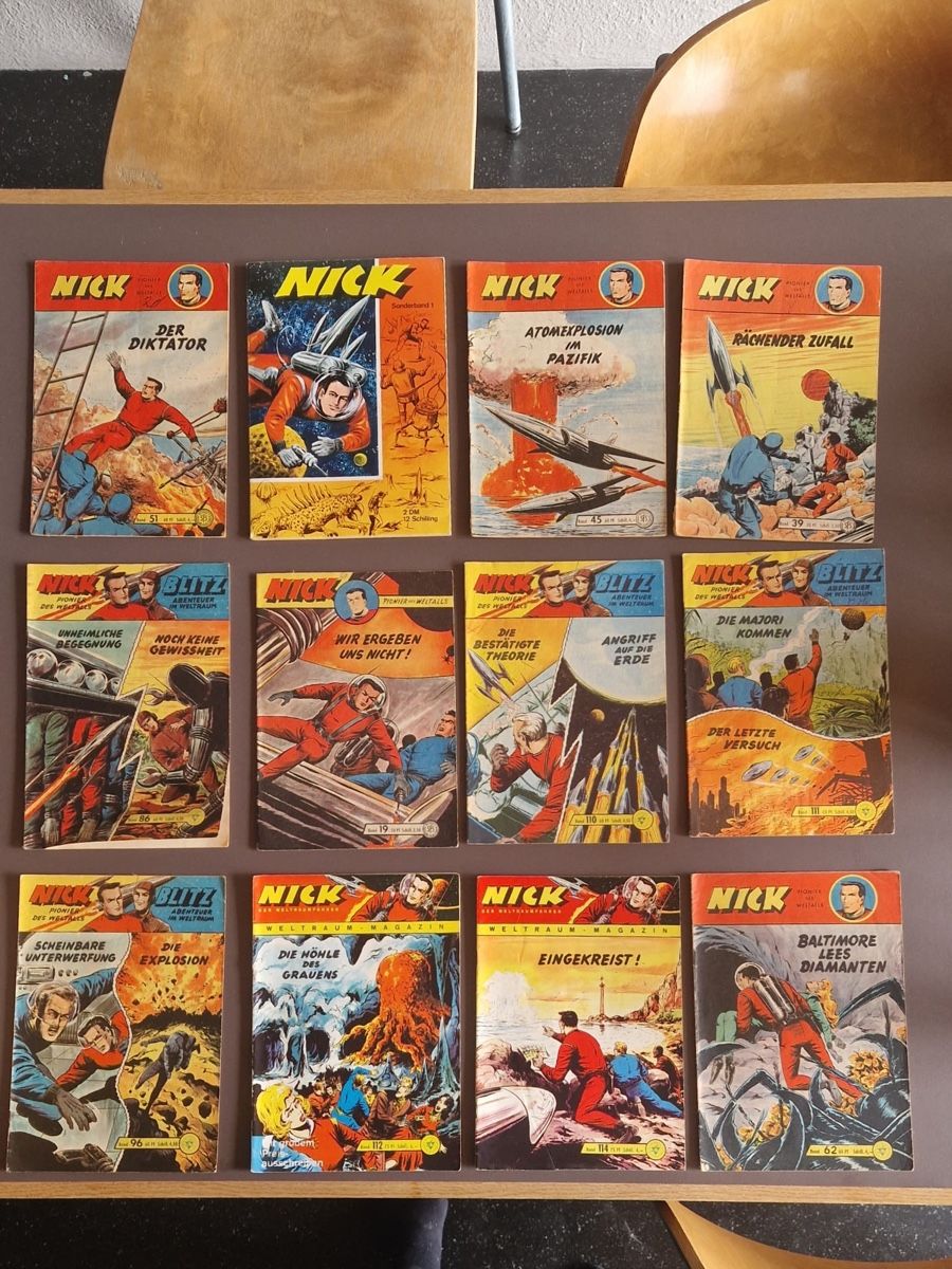 Fumetti: 44 Nick Hefte aus dem Lehning Verlag. – Usato da Le Vaud venduto da Balthasar 2