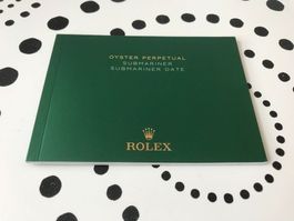 ROLEX SUBMARINER OPERATING INSTRUCTIONS - DE 2019 !!!