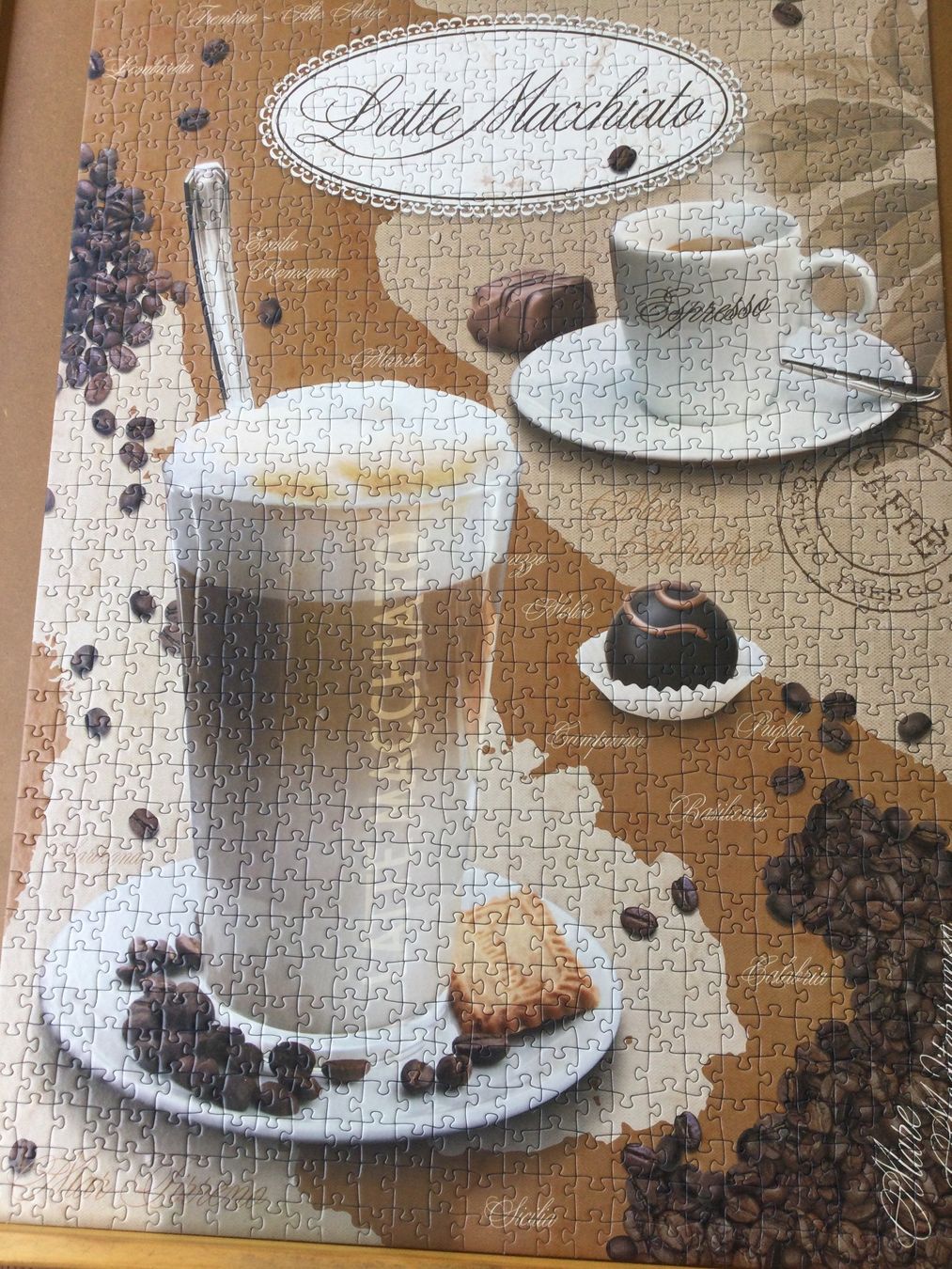 Puzzle: Puzzle Ravensburger, 1000 Teile, Latte Macchiato – Usato da Riehen venduto da hansi999 1