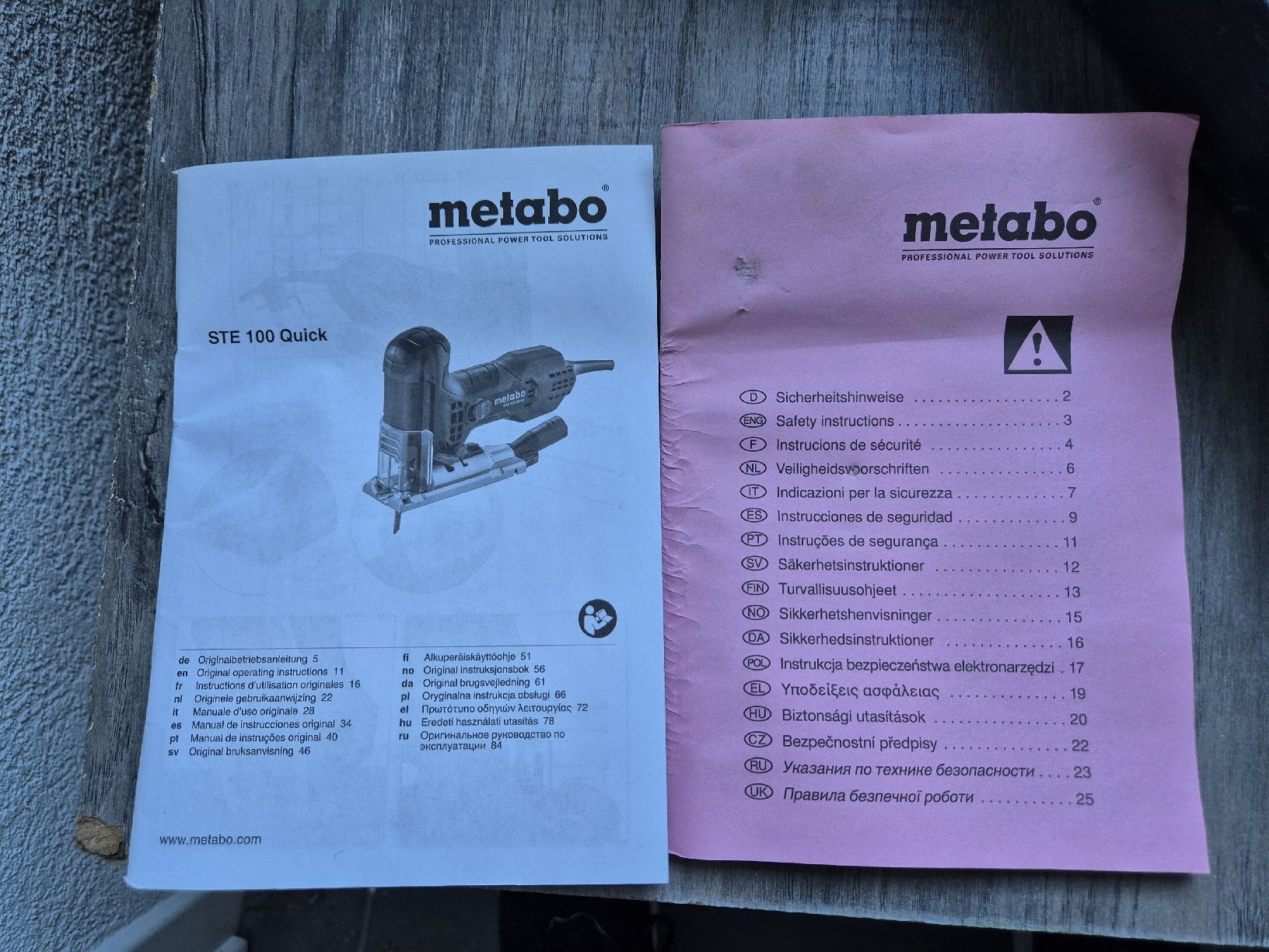 Metabo Seghe: Metabo Stichsäge STE 100 Quick, Gebraucht – Usato da Schindellegi venduto da andre1291 2