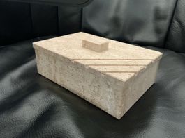 Travertin Box Italien 70er  Cerri Nestore Fratelli Mannelli