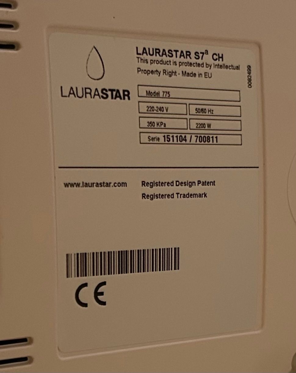 Laurastar Ferri da stiro: Bügeleisen Laurastar – Usato da Möhlin venduto da siro12 3