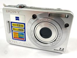 Sony DSC-W55 Cybershot Digitalkamera 7.2MP + Charger + Akku