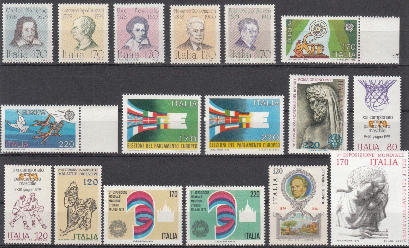 Tous les timbres: Italien 1979 postfrisch – D'occasion à Bürglen TG par StampGraf 2