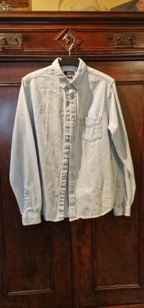Camicia Denim Zara Slim Fit Taglia S Usata.
