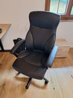 Bürostuhl schwarz Kunstleder guter Zustand