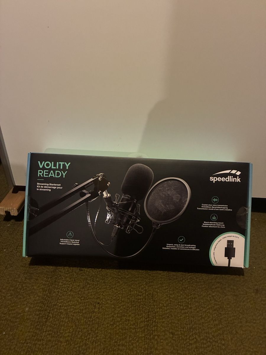 Microfoni: Speedlink Volity Ready Streaming Mikrofon Set – Usato da Wollerau venduto da mafiale89