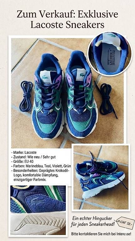 Herrenschuhe: Lacoste Sneakers – Gebraucht aus Gerlafingen von Flavia9