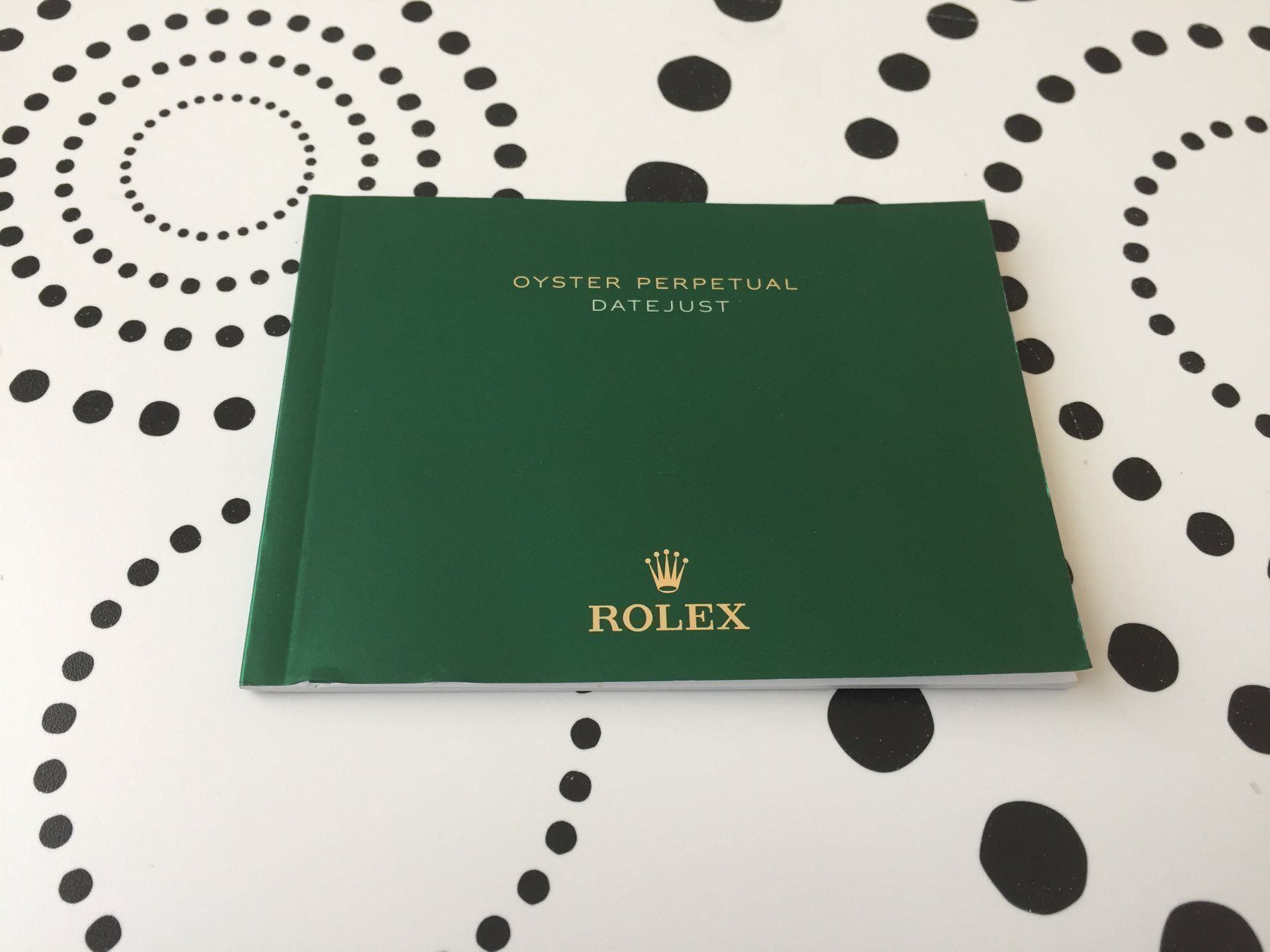 Documenti: ROLEX DATEJUST - OPERATING INSTRUCTIONS !!! – Usato da Epalinges venduto da dream-watch