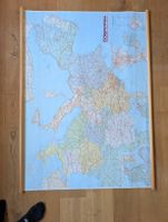 Vintage TRANSCO Europa-Wandkarte – ca. 1980er – 130 × 95 cm