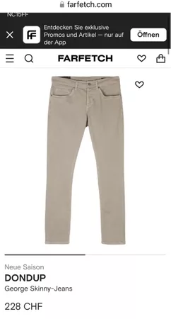 Dondup George Skinny Fit Jeans, Gr.31