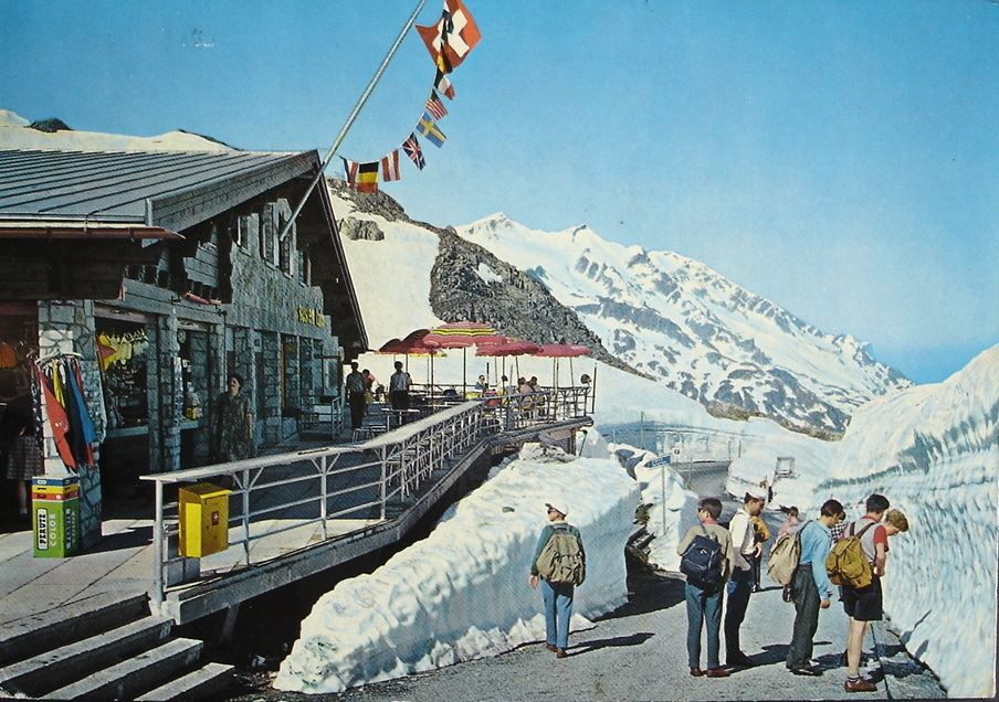 Cartoline postali: SUSTENPASSHÖHE Quickrestaurant u. Bazar – Usato da Jona venduto da philajona