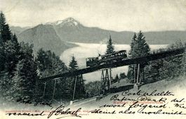 Rigibahn - Schnurtobelbrücke + 1901