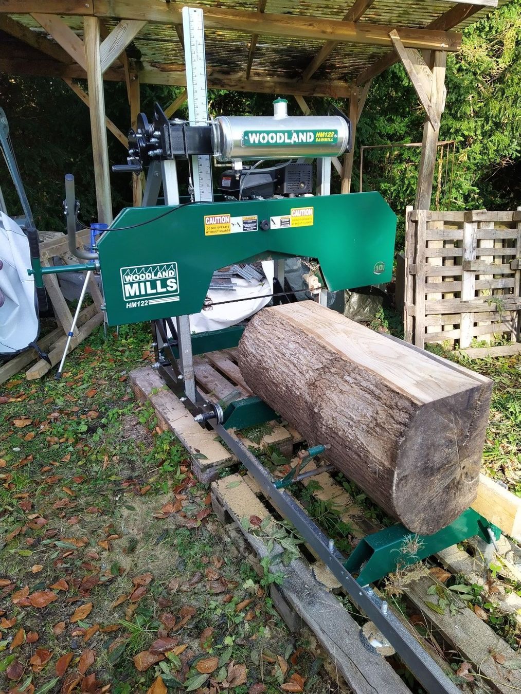 Seghe: Mobile Bandsäge mit Benzin oder Elektromotor – Usato da Kastanienbaum venduto da acapulco