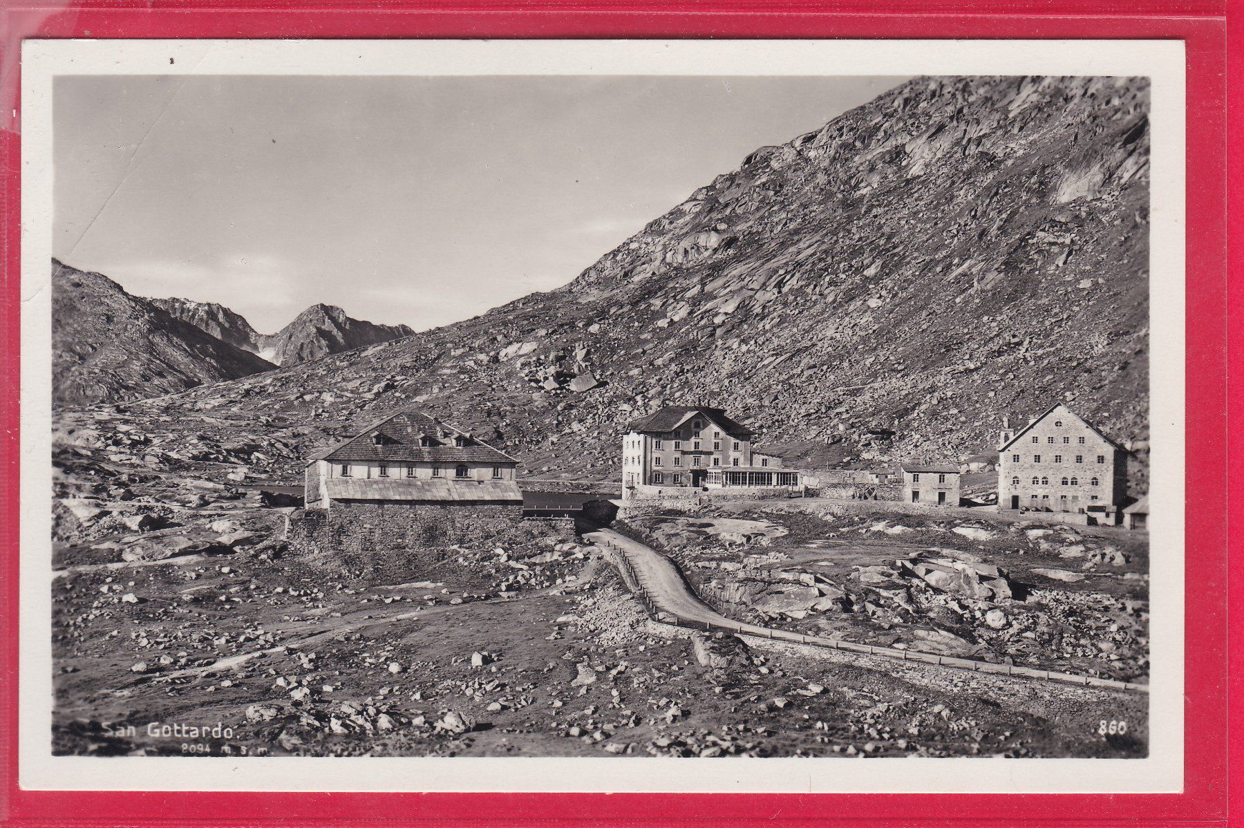 Ansichtskarten: SAN GOTTARDO, 2.9.1935 – Gebraucht aus Oberrieden von Gebirgsstelze