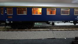 e70 Fleischmann DB Personenwagen blau / Bastelware | 1320
