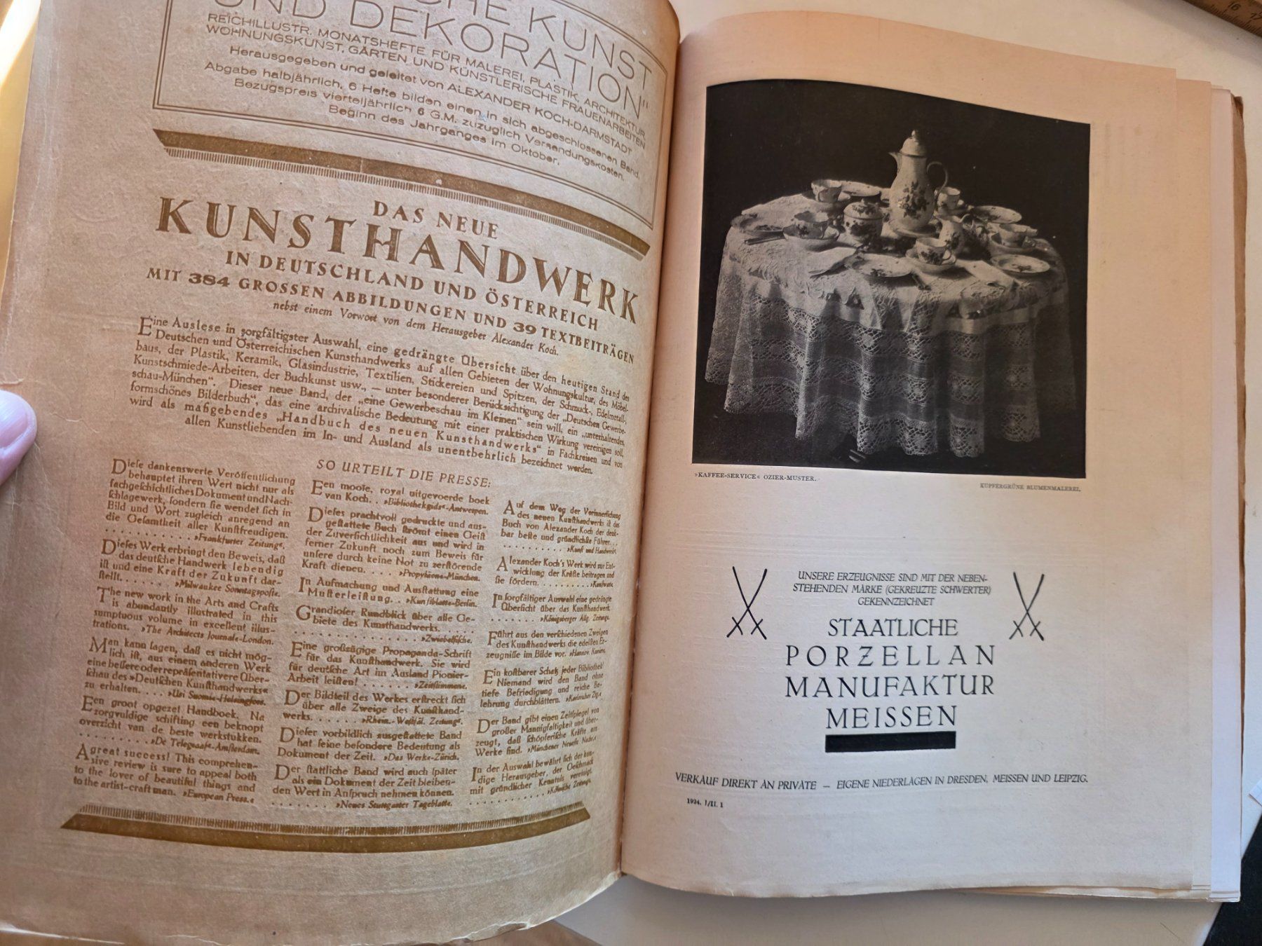 Libri: Deutsche Kunst und Dekoration - 1924 – Usato da Walterswil BE venduto da Lonitti 3