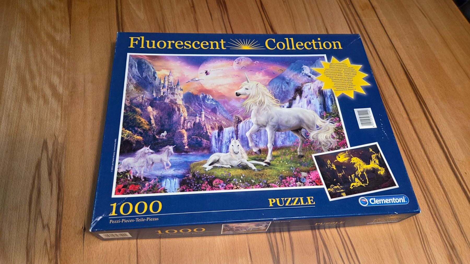 Clementoni Puzzle: Fluorescent Collection Puzzle early evening – Usato da Zürich venduto da gartenmaus01