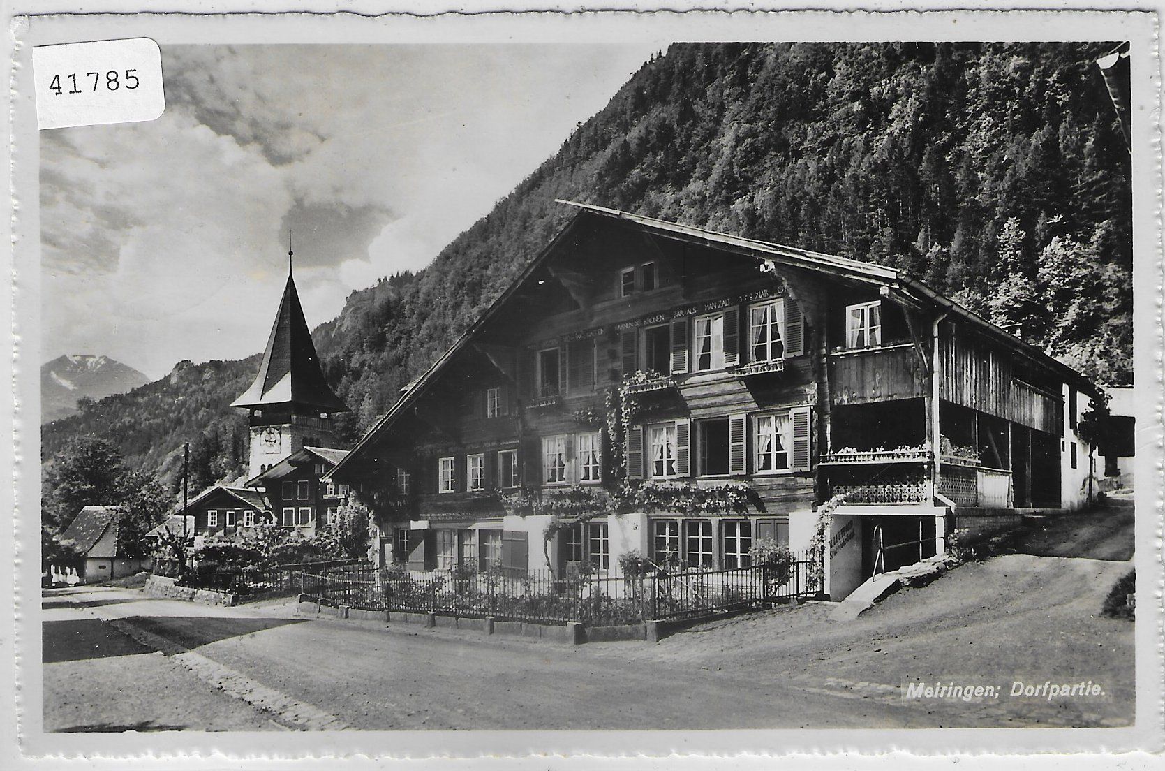 Cartoline postali: Meiringen - Dorfpartie – Usato da Ettingen venduto da Kartenplanet