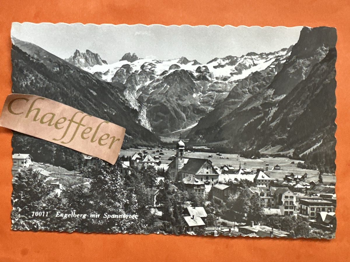 Ansichtskarten: 1963 Engelberg mit Spannorter – Gebraucht aus Zürich von Chaeffeler