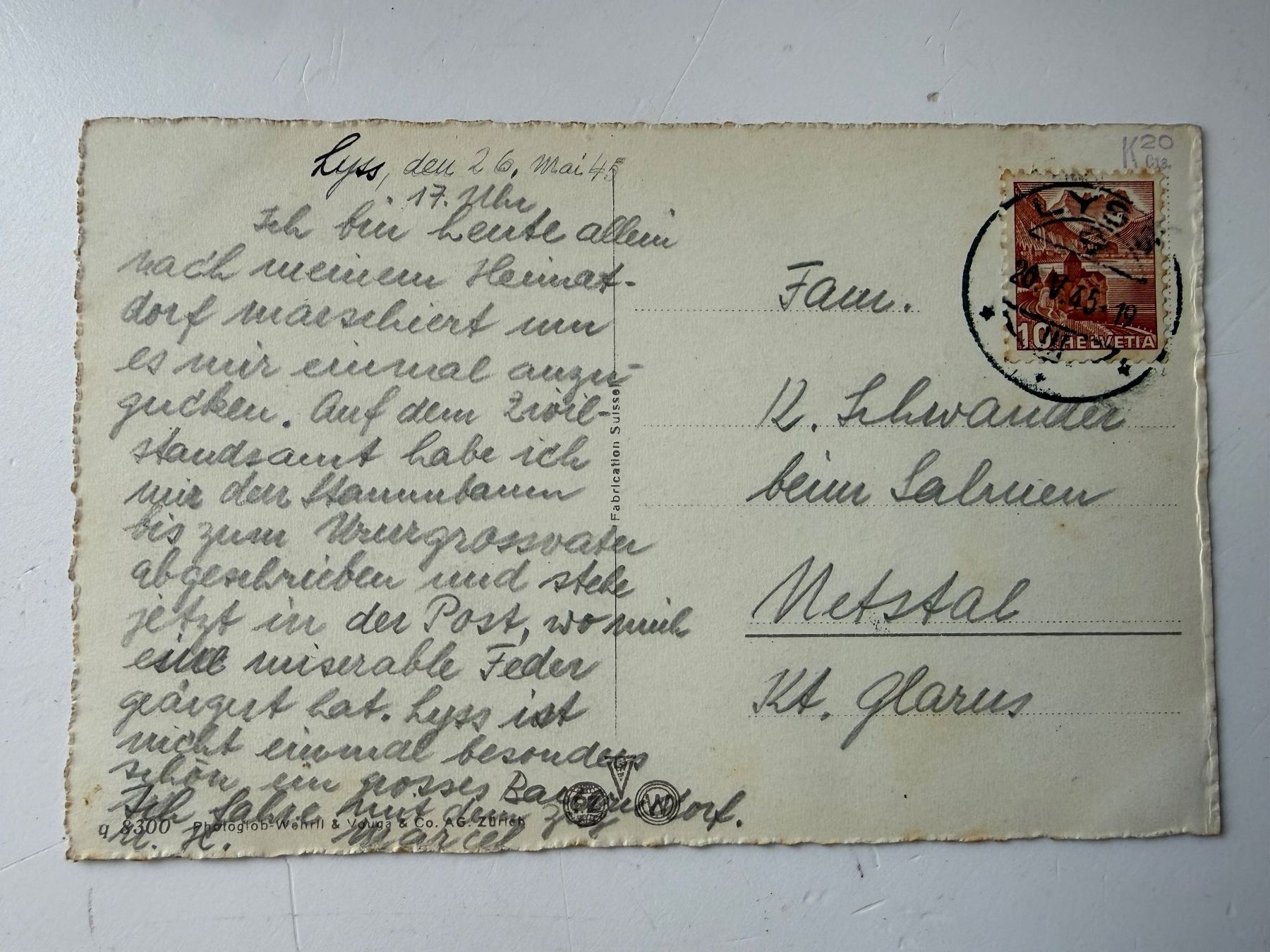 Cartoline postali: AK Lyss – Usato da Zwingen venduto da moje1 2