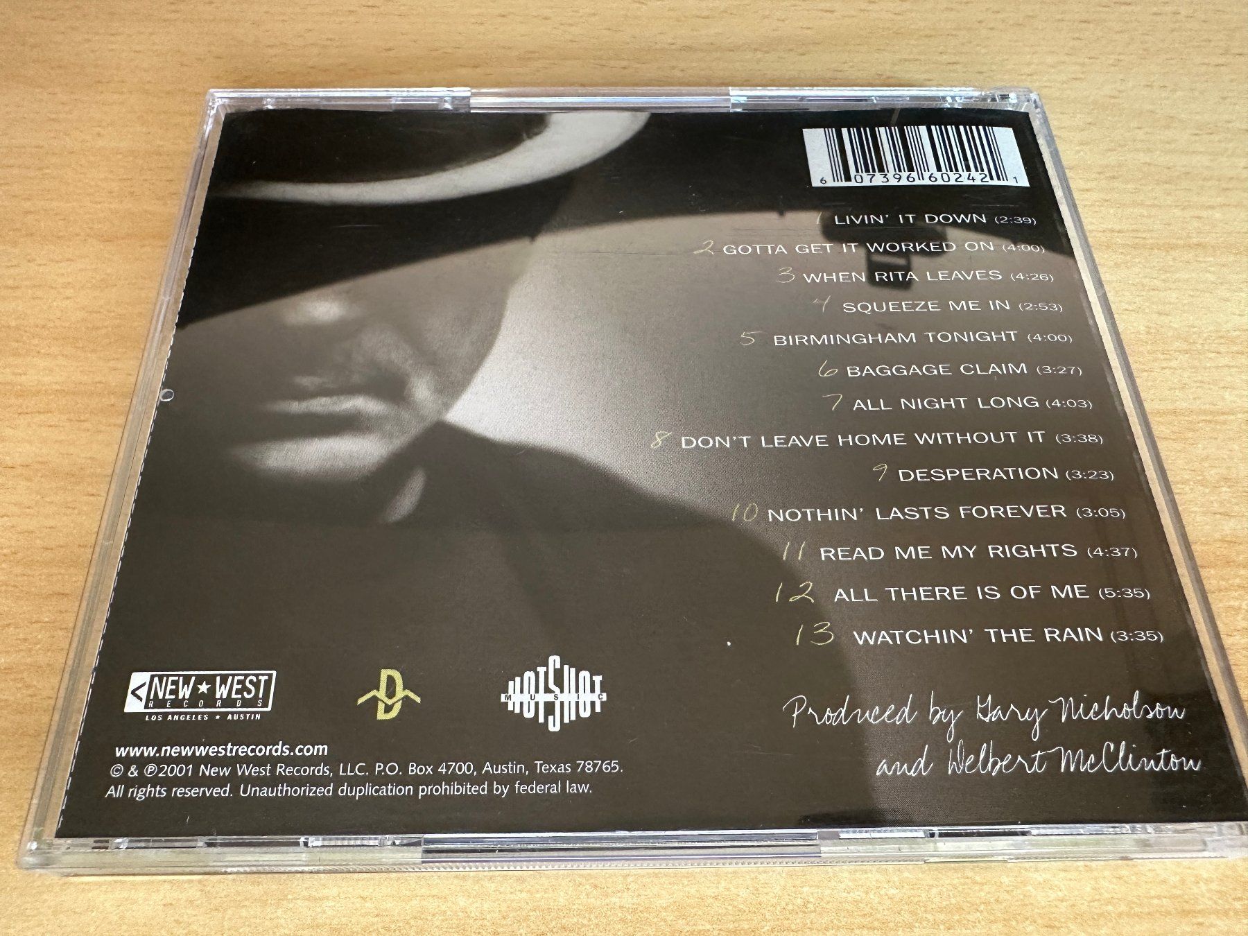 CD: Delbert McClinton – Nothing Personal – Usato da Rikon im Tösstal venduto da Alpenmutz 1