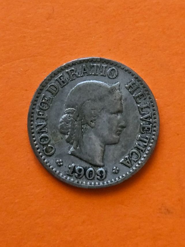 Toutes les monnaies: 10 Rappen 1909 s – D'occasion à Hinwil par Bell1894