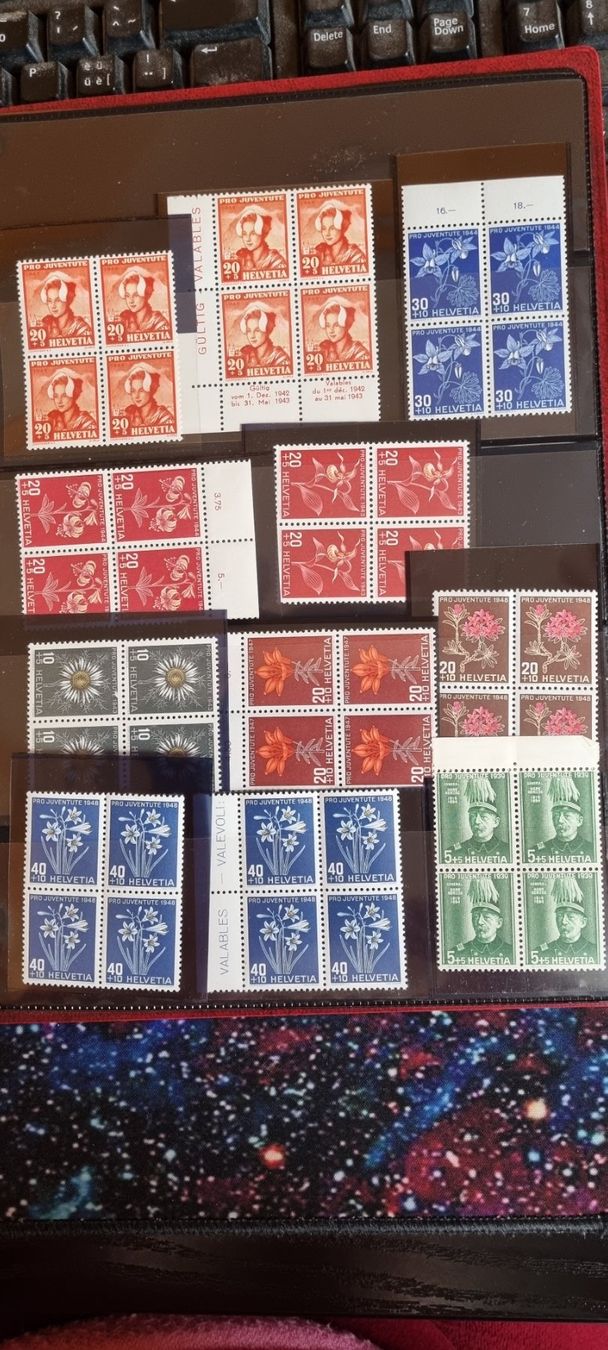 Tutti i francobolli: CH PRO JUVENTUTE LOT ** – Usato da Dintikon venduto da bonita099 2