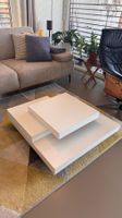 Design Couchtisch / Salontisch Weiss quadratisch 90x90cm