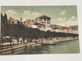 Alte Ansichtskarte Lugano gelaufen 23.7.1906