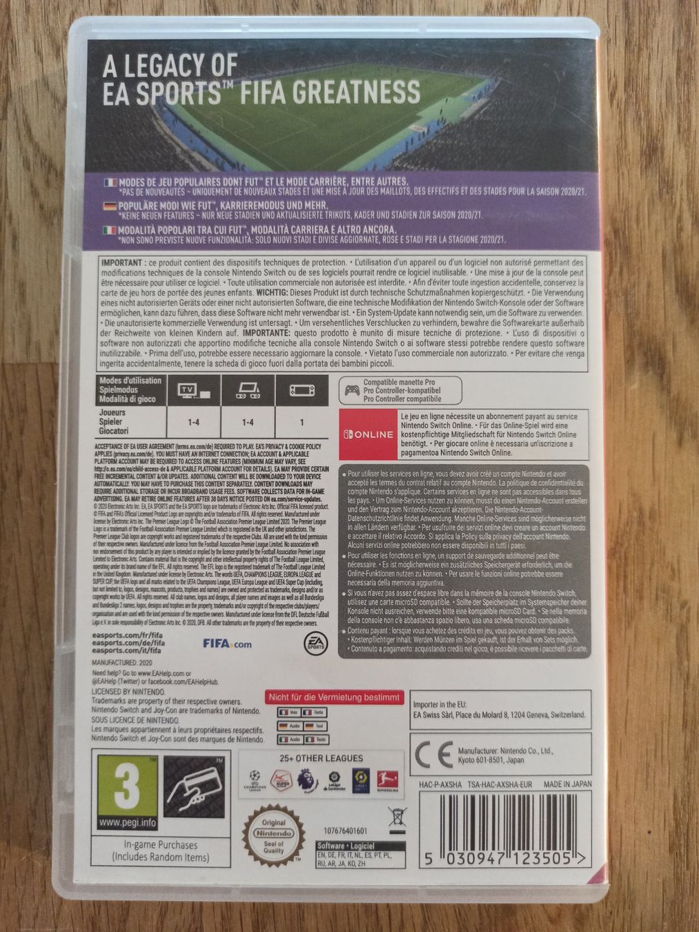 Giochi: FIFA 21: Legacy Edition Nintendo Switch / NSW - TOP – Usato da Oberweningen venduto da mar_87mx 1