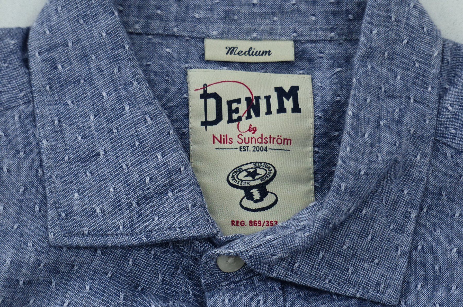 Camicie, T-shirt & Polo: 2x  Denim Nils Sundström Hemd - Grösse Med – Usato da Aesch ZH venduto da rcg987 2