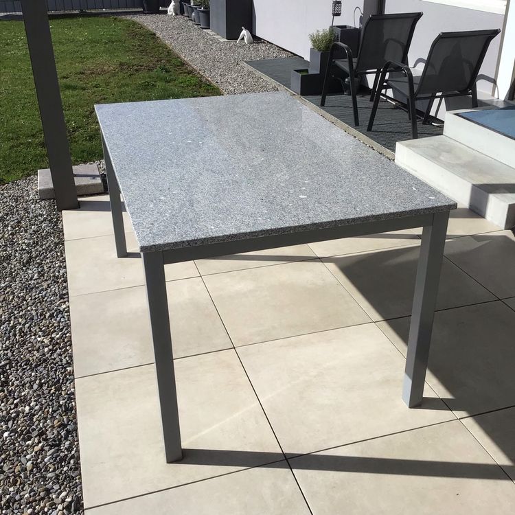 Gartentisch mit Granitplatte Kaufen auf Ricardo