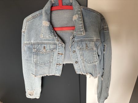 Shein Veste en jeans courte taille M