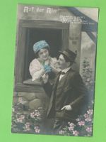 Alte Postkarte Liebespaar Trachtenpaar