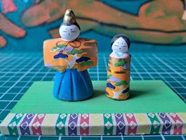 Petites figurines Hinamatsuri du Japon
