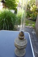 antike Petrolleum Lampe 49cm hoch