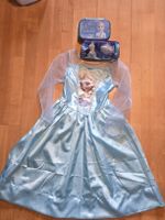 Elsa Kleid mit Zubehör, Grösse 128 , für kleine Prinzessi