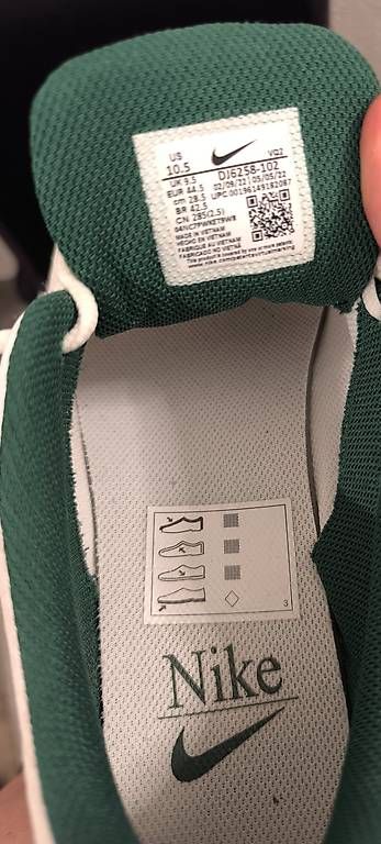 Scarpe da uomo: Nike Sneaker - Weiss/Grün.Grösse: EU 44,5 – Usato da Pully venduto da vir_58dk 4