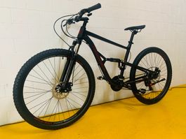 29 Zoll Mountainbike Fully Aluminium 21-Gang BLACK MATT NEU