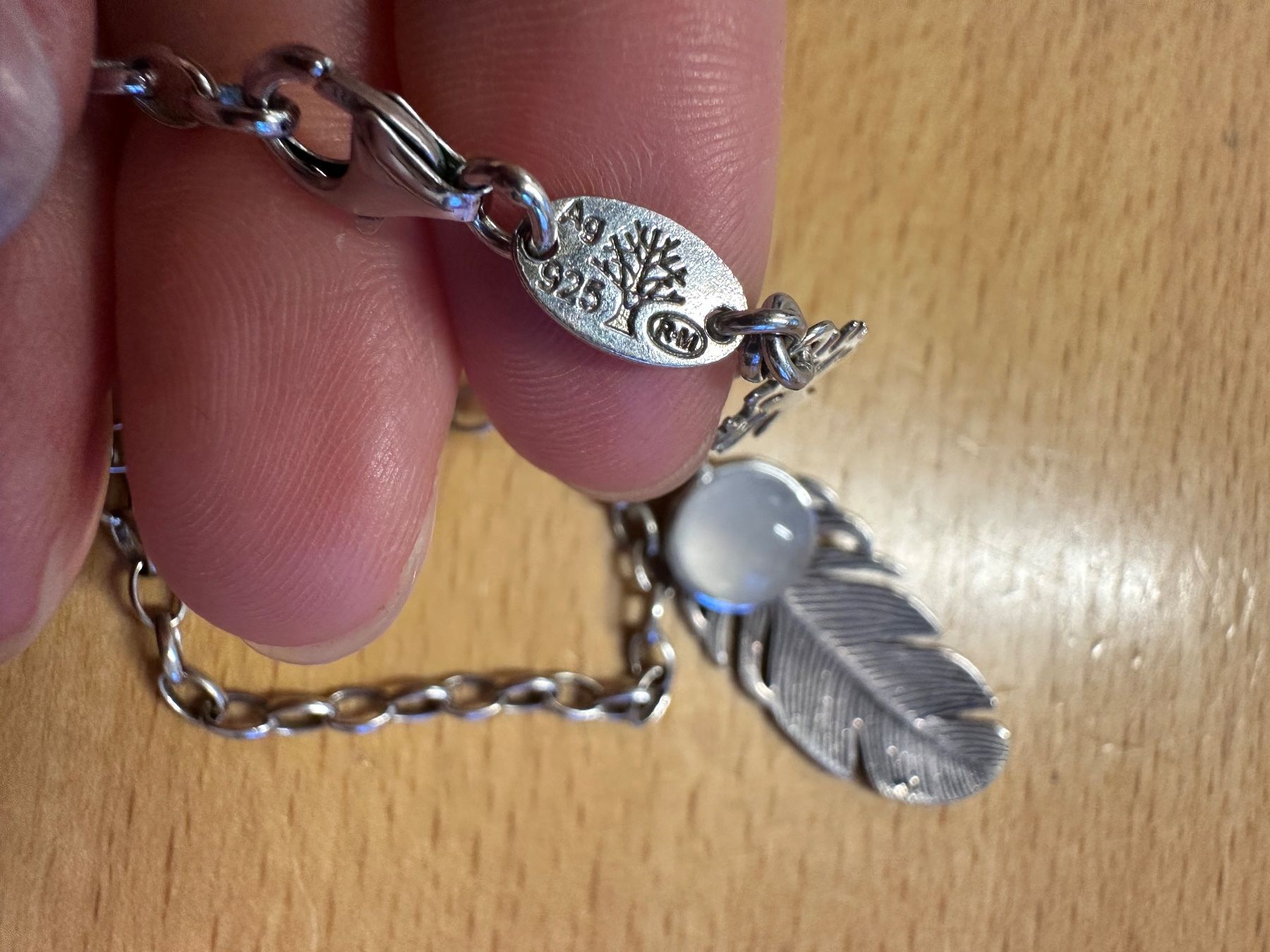 Catenine: Silber 925 Kette mit Anhänger – Usato da Zermatt venduto da katytesunshine 1