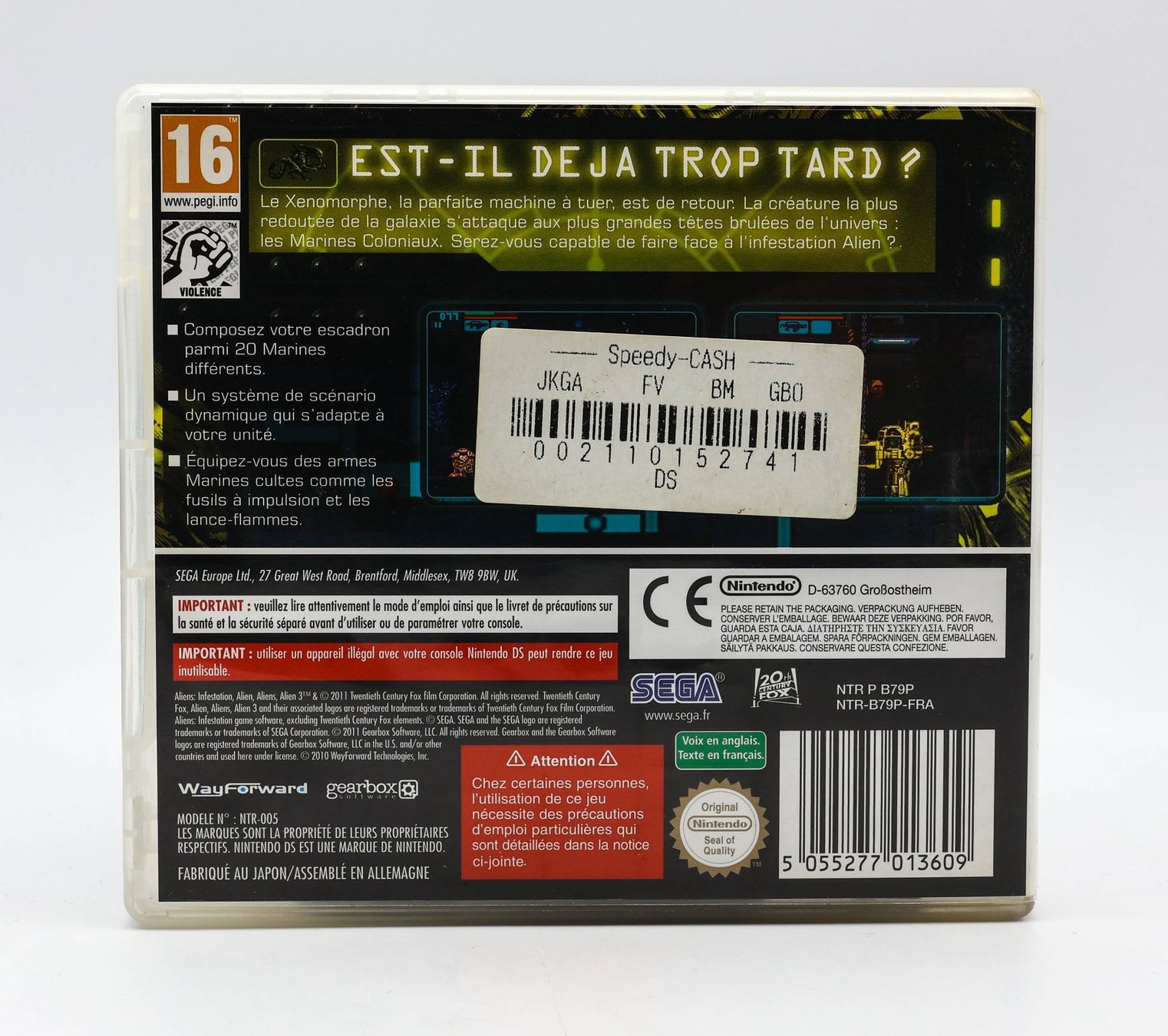 Spiele: Aliens : Infestation - DS – Gebraucht aus Paudex von  1
