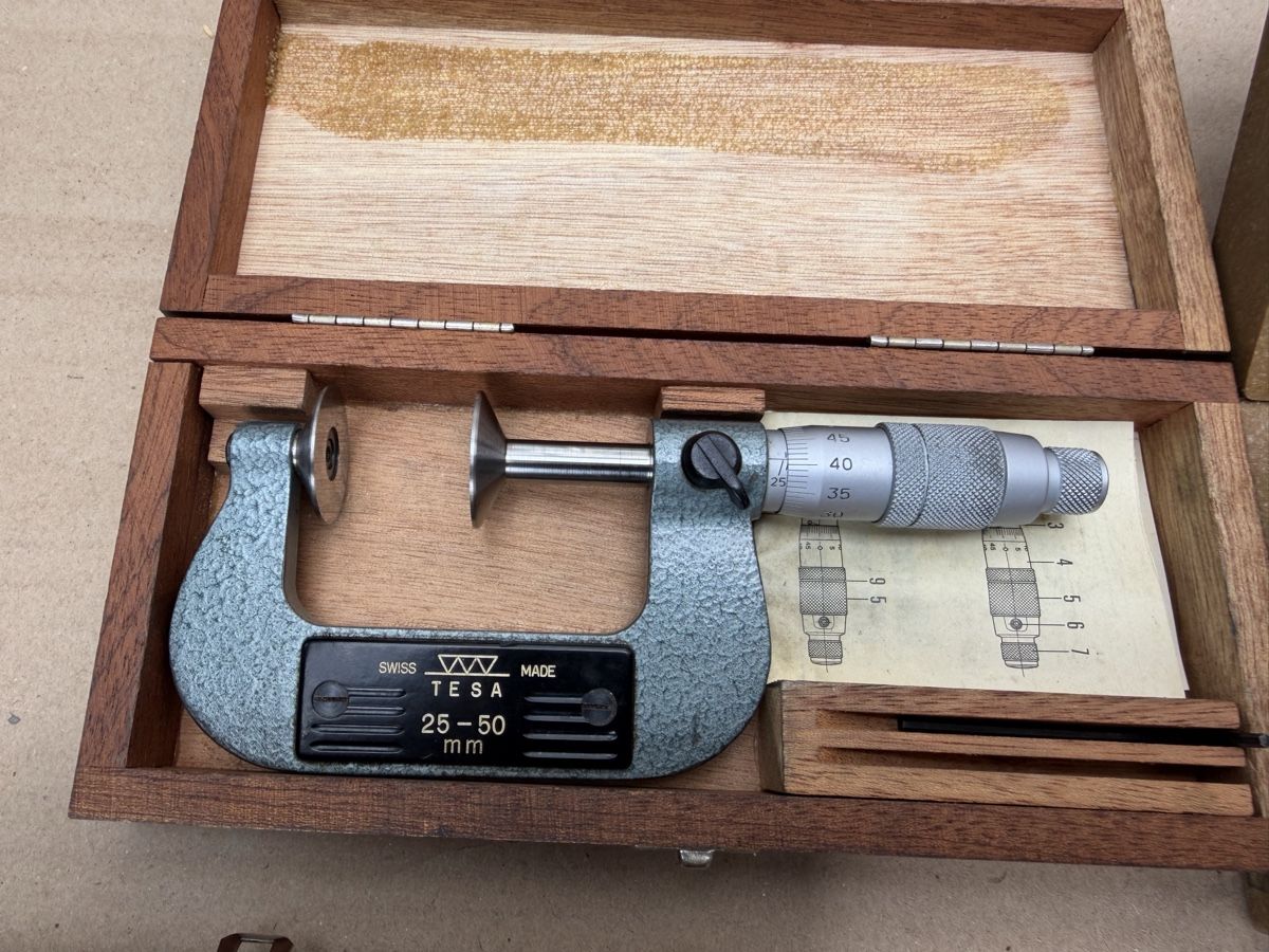 Tesa Misurare: 7 Stk Tesa Mikrometer 75-100mm 50-7 – Usato da Necker venduto da liq24 4