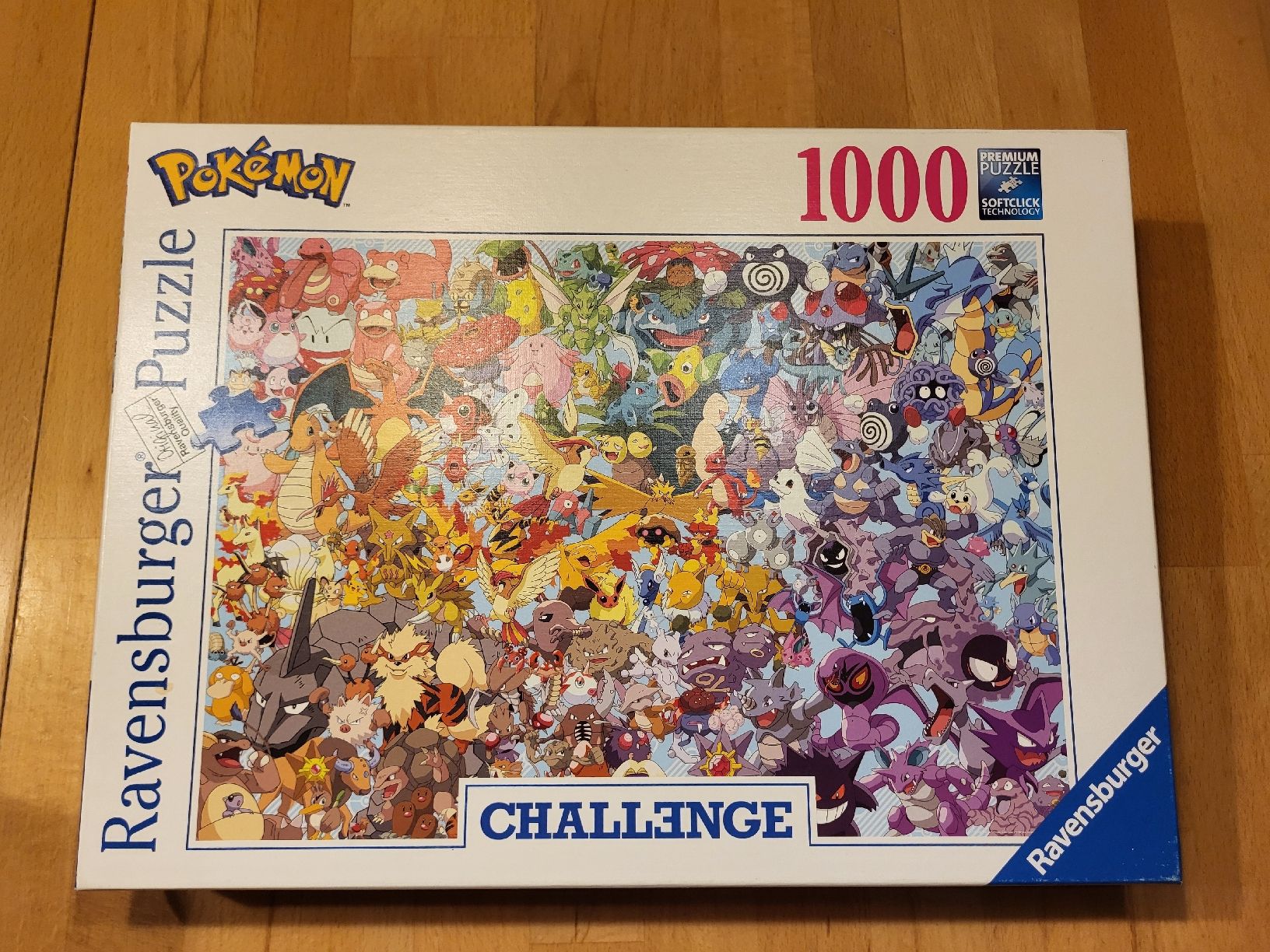 Ravensburger Puzzles: Ravensburger Puzzle Pokémon Challenge, 1000 Teile – Gebraucht aus Ettiswil von beekeper13