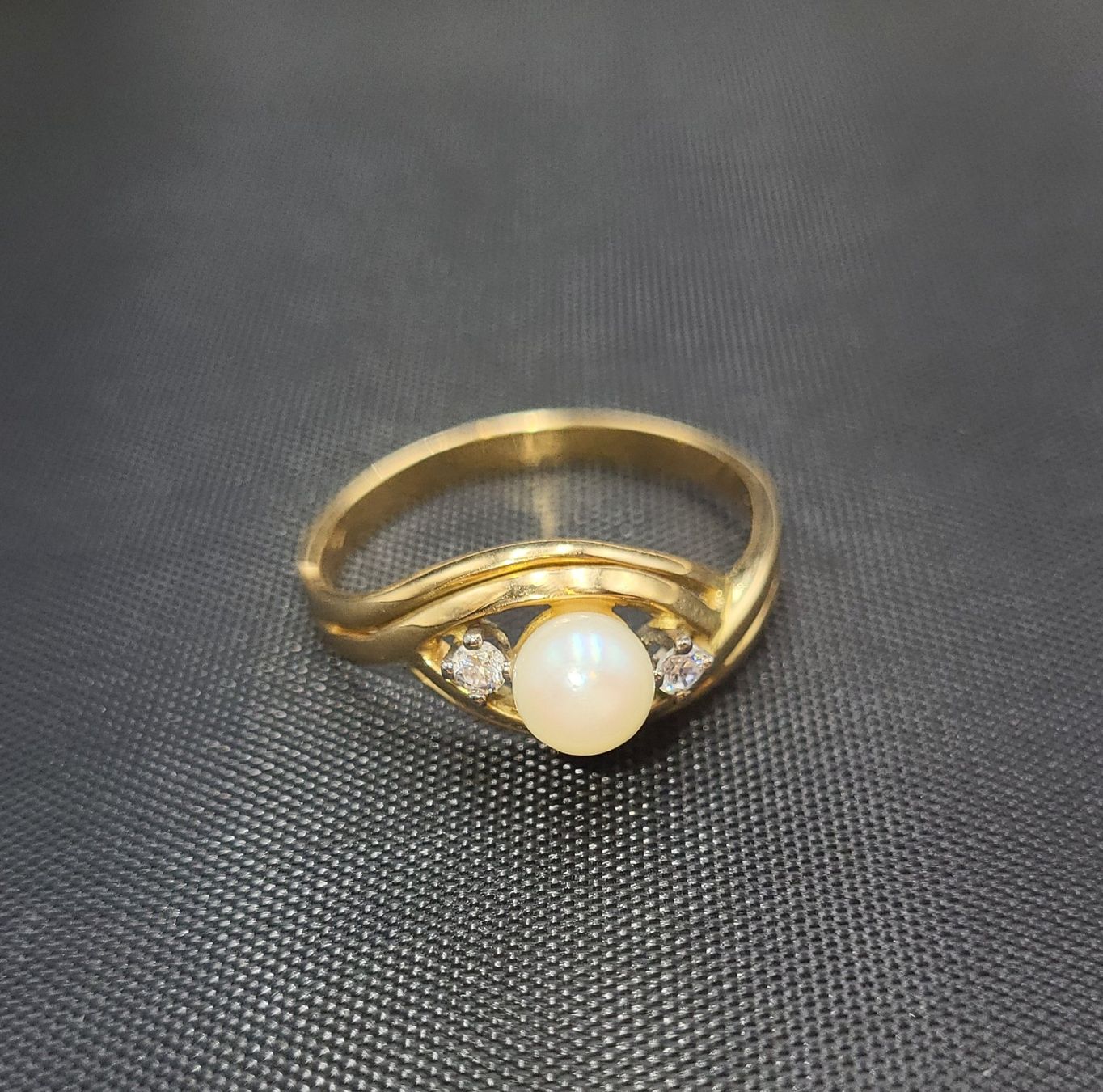 Anelli: 18 Karat 750 Gold Ring Mit Perle Und Steine – Usato da Wald ZH venduto da Dasilver 8