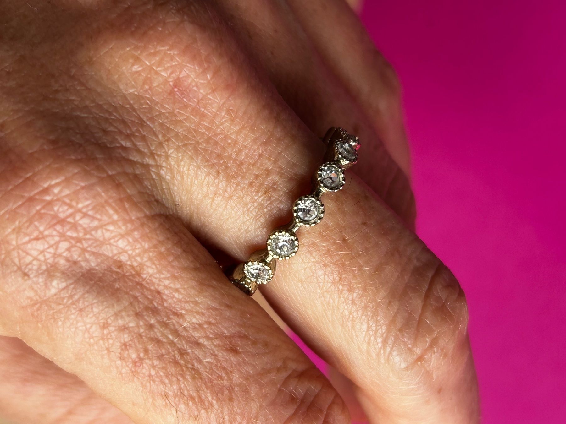 Ringe: Fingerring mit weissen Strasssteinen (61) – Gebraucht aus Laufen von Bellavitaboom 6