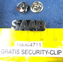 SAAB AUTO LOGO SILBRIG SCHMUCK-PIN GEPRÄGT