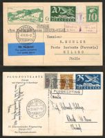 1925/1927 : 2 Flugpost Karten