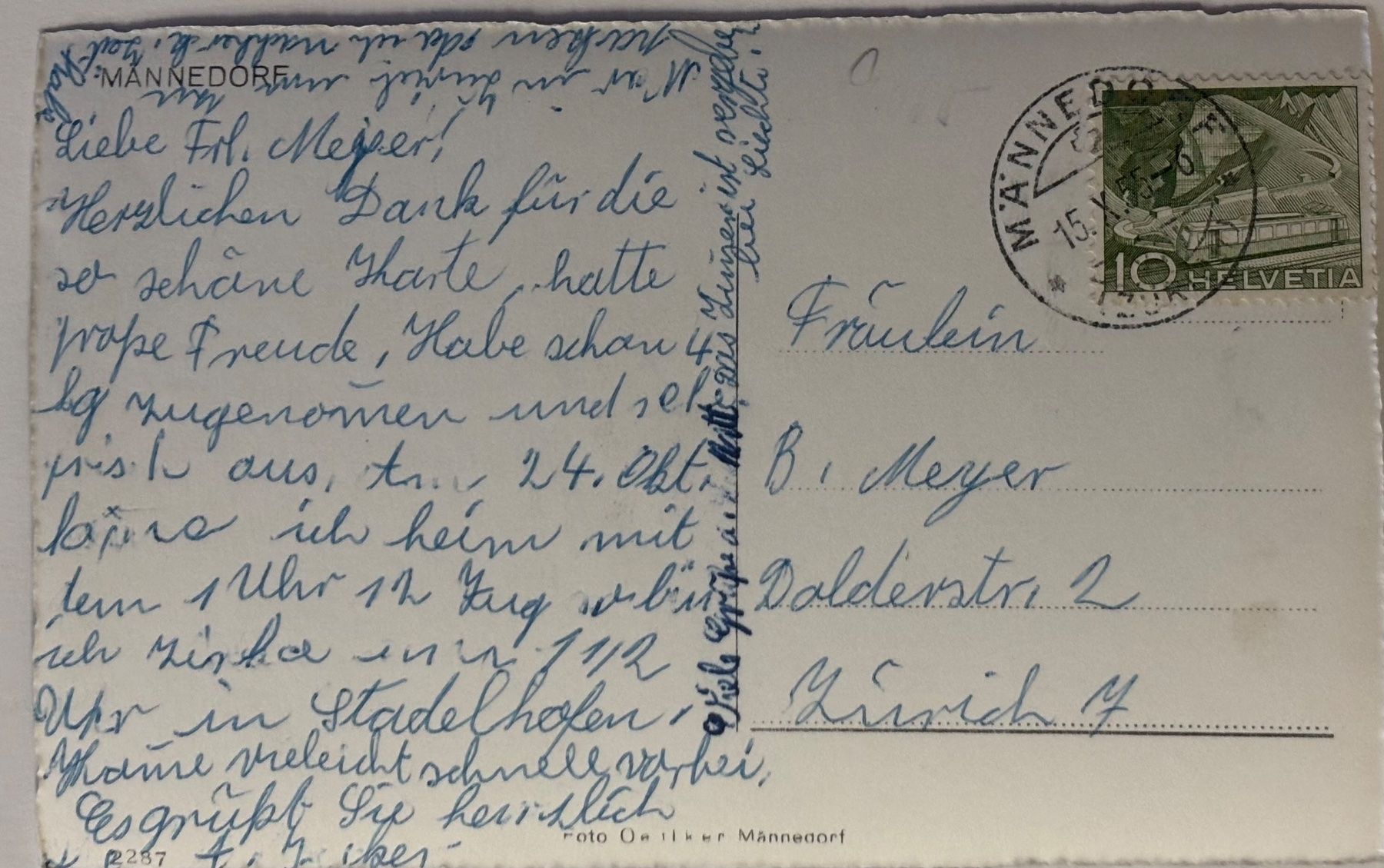 Cartes postales: Männedorf – D'occasion à Frauenfeld par Merk52 1