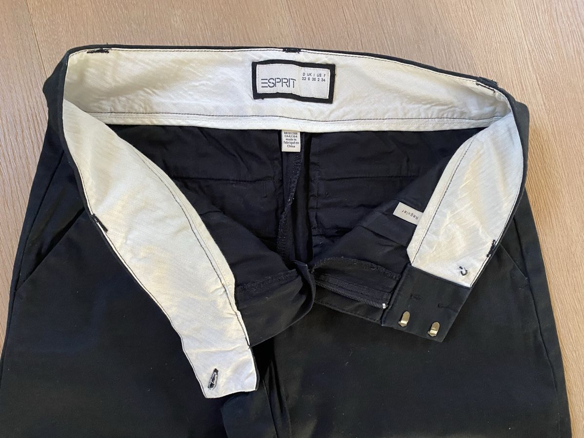 Esprit Hosen: Neuwertige schwarze Stoffhose Esprit Grösse D32 – Neu (gemäss Beschreibung) aus Winkel von Flyhy2020 3